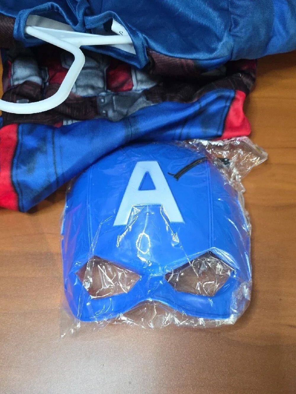 Marvel Captain America-Inspired Kids Costume with Mask
